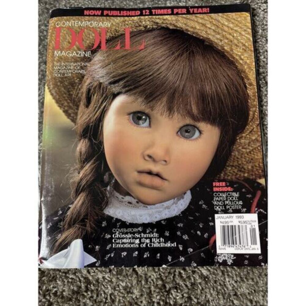 Vintage Contemporary Doll Collector Magazine January 1993 Schmeling Rosamond